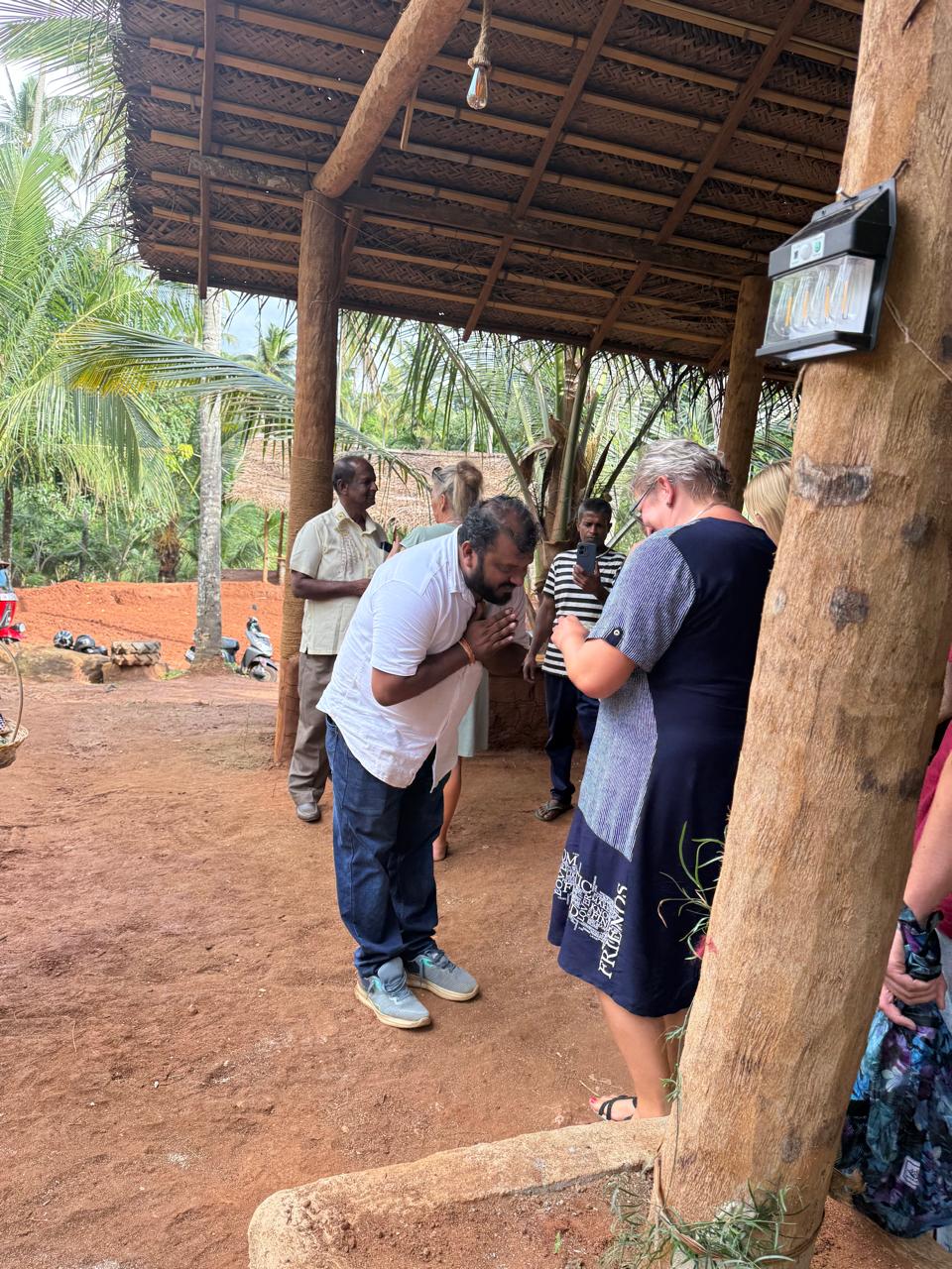 Visitors Selecting Spices